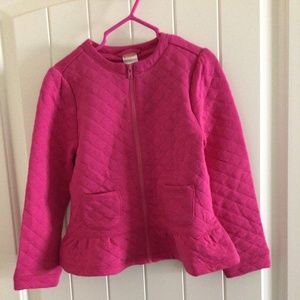 Gymboree Peplum Pink Jacket